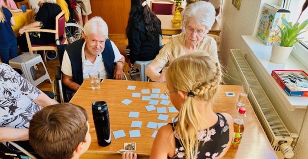 Besuch aus der Grundschule - Haus Sonnengarten