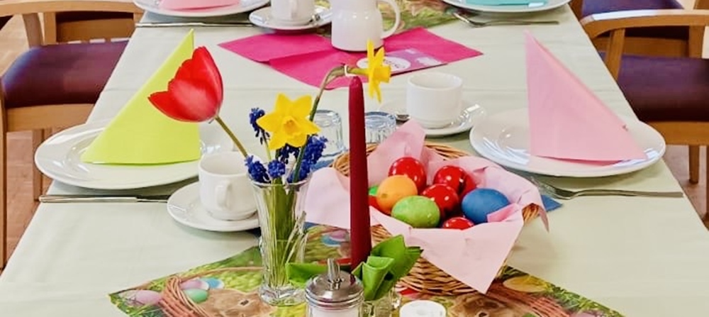 Osterfrühstück Haus Sonnengarten